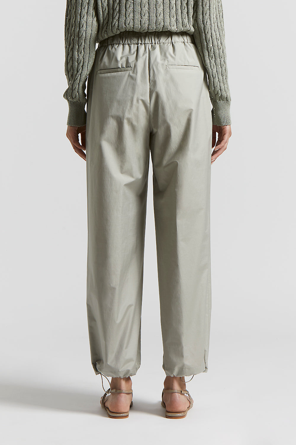 パンツ PESERICO SS25 Laminated cotton poplin trousers (P04131 935) Laminated cotton poplin trousers | Peserico US