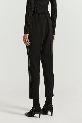 Fluid crepe cady trousers