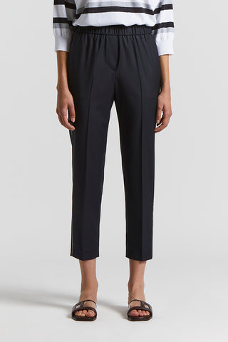 Loro Piana elasticated canvas trousers