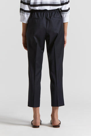 Loro Piana elasticated canvas trousers