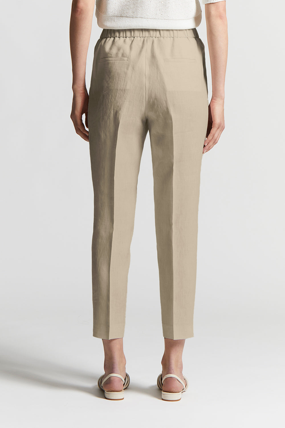 Woman pant with elastic waistband | Peserico US