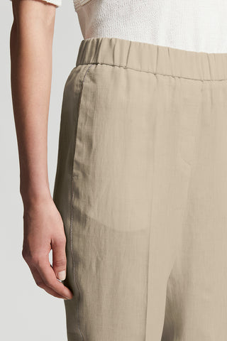 Woman pant with elastic waistband