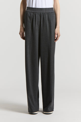 Modal cotton jersey trousers