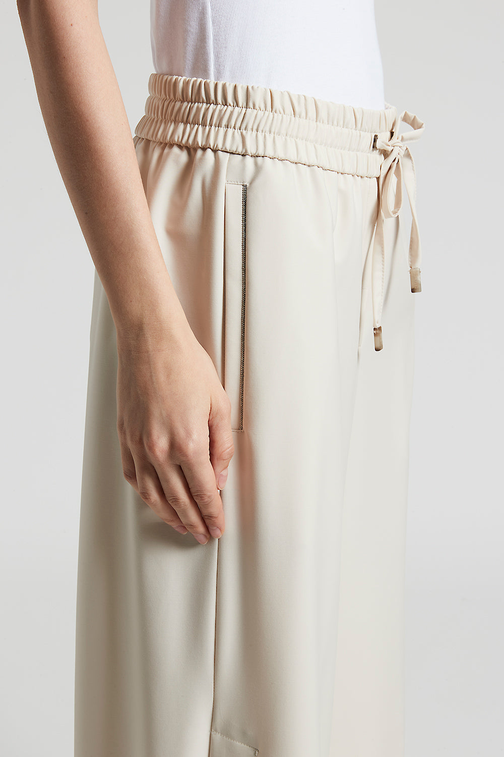 Loro Piana technical gabardine trousers | Peserico US