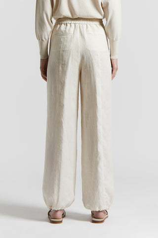 Light and fresh pure linen trousers