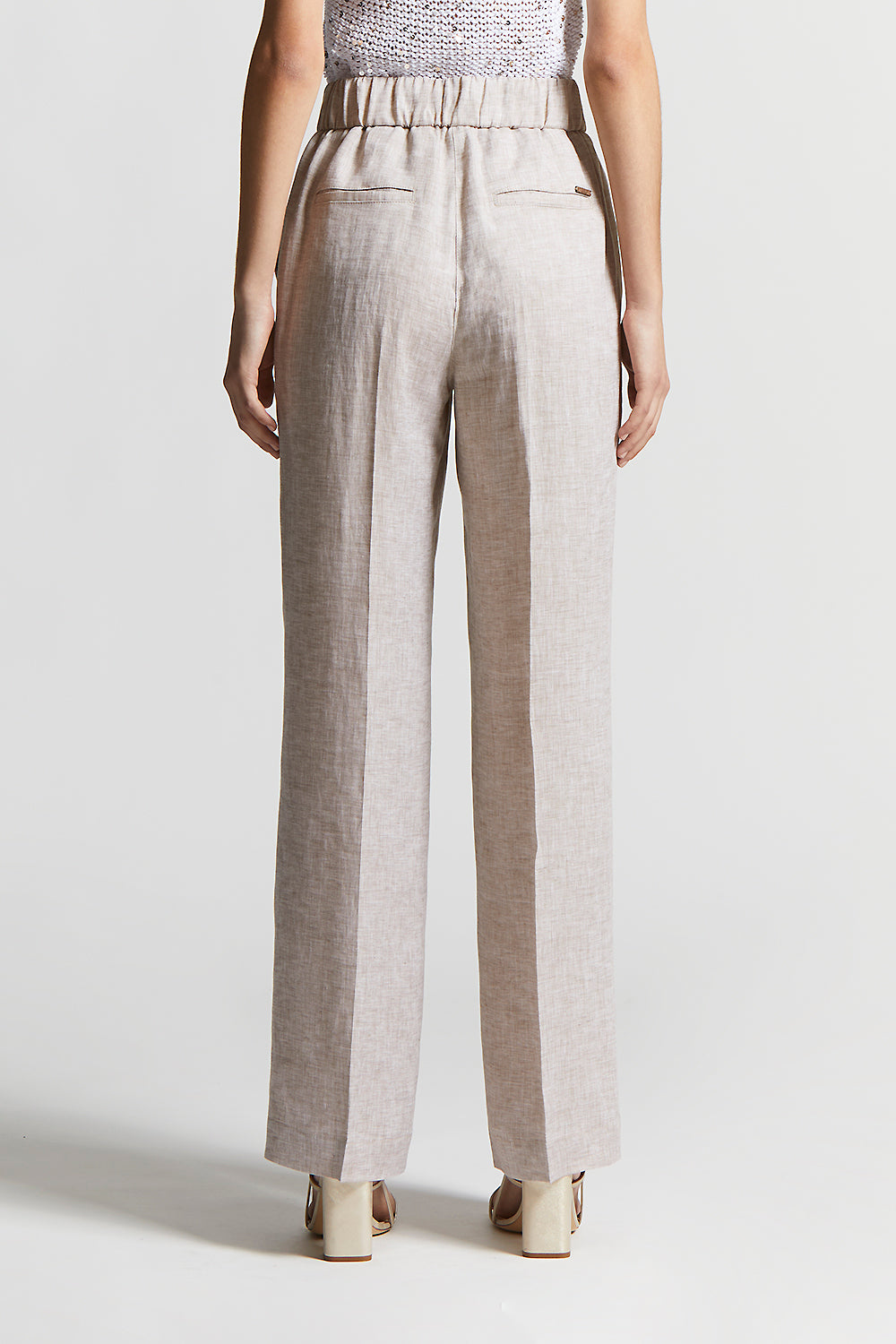 Trousers in light and cool pure linen | Peserico US