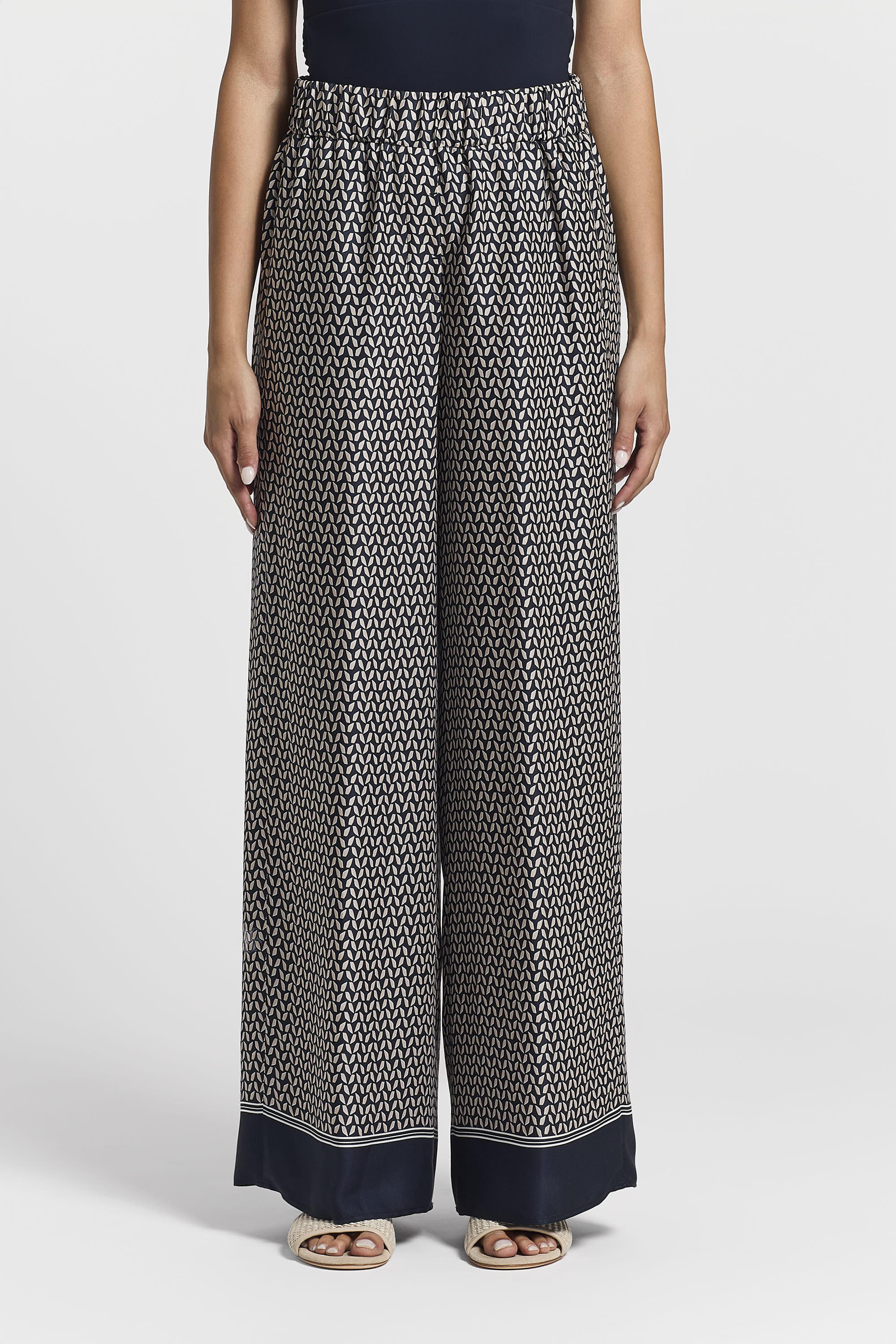 Viscose twill trousers | Peserico US