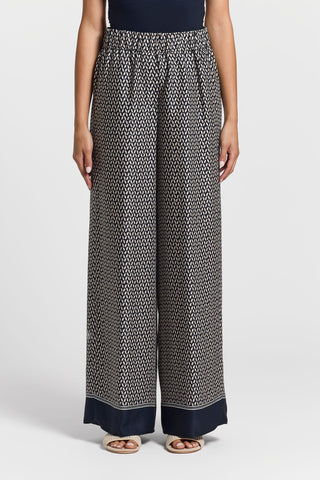 Viscose twill trousers