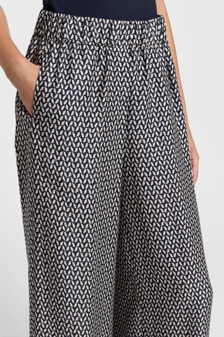 Viscose twill trousers