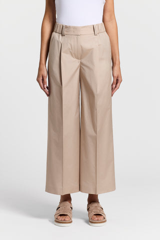 Lightweight technical cotton trousers