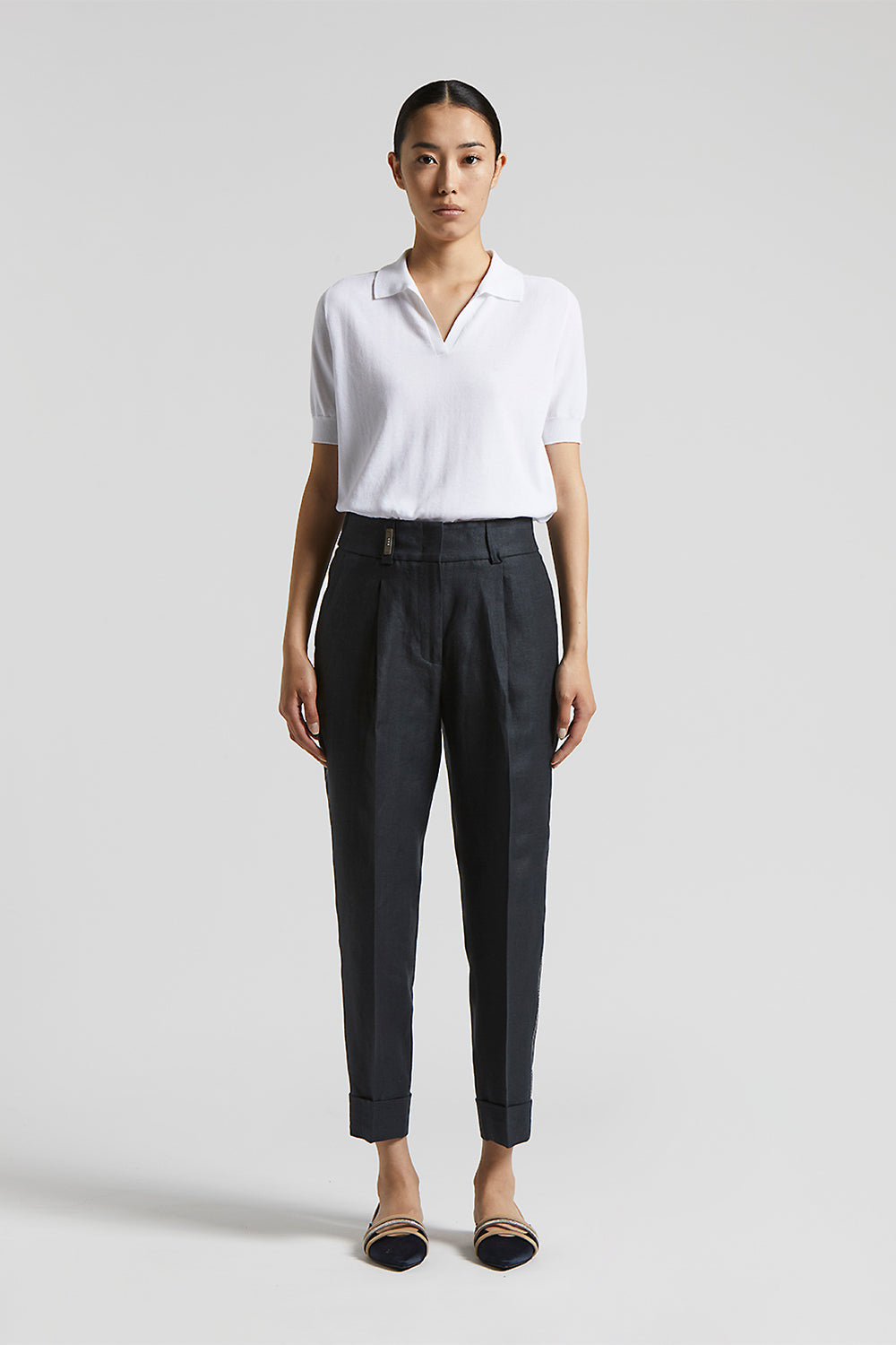 Women's Pants and Shorts Made in Italy | Peserico US