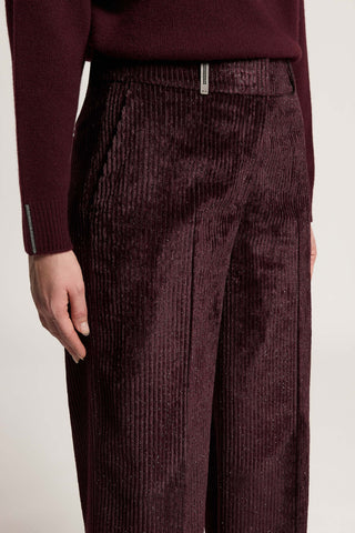Corduroy palazzo trousers