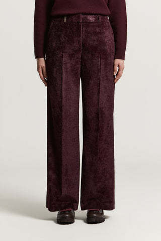 Corduroy palazzo trousers