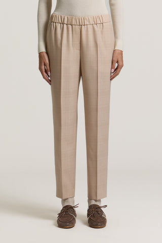 Wool-blend flannel trousers 1 / 4