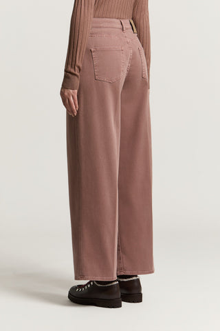Cotton gabardine trousers