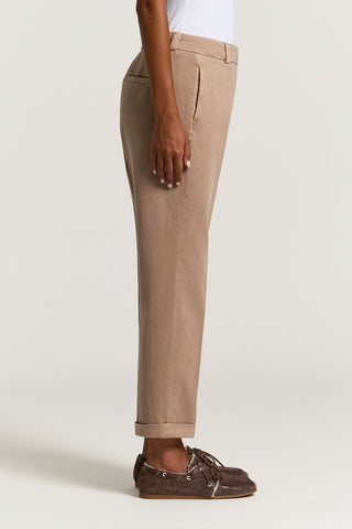 Cotton gabardine trousers