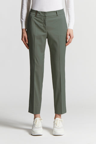 Iconic combed cotton gabardine 4718 trousers