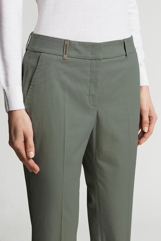 Iconic combed cotton gabardine 4718 trousers