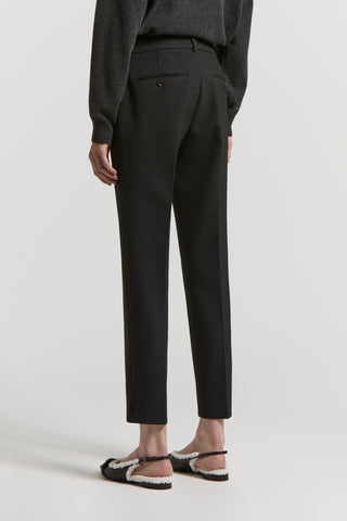Double technical fabric trousers