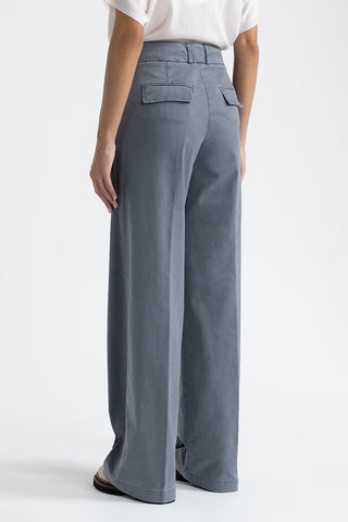 Pleated palazzo trousers