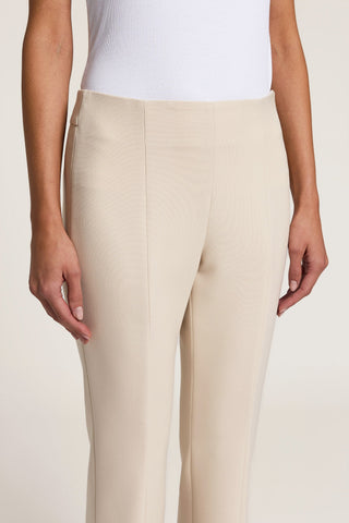Double technical fabric cigarette trousers