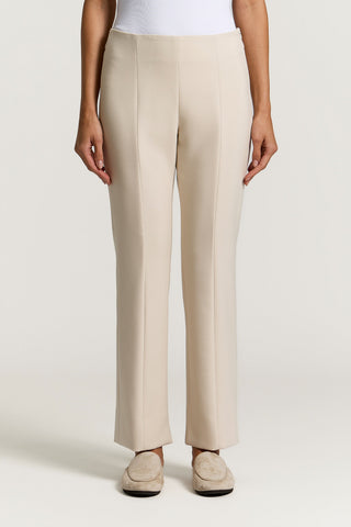 Double technical fabric cigarette trousers