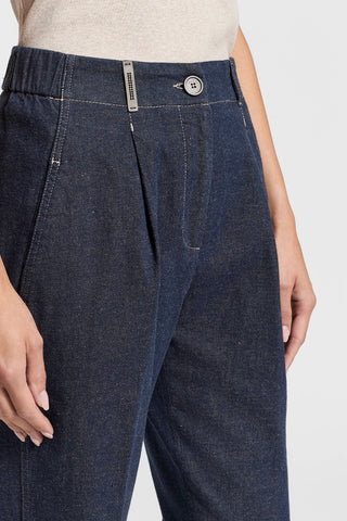 Linen/cotton twill trousers