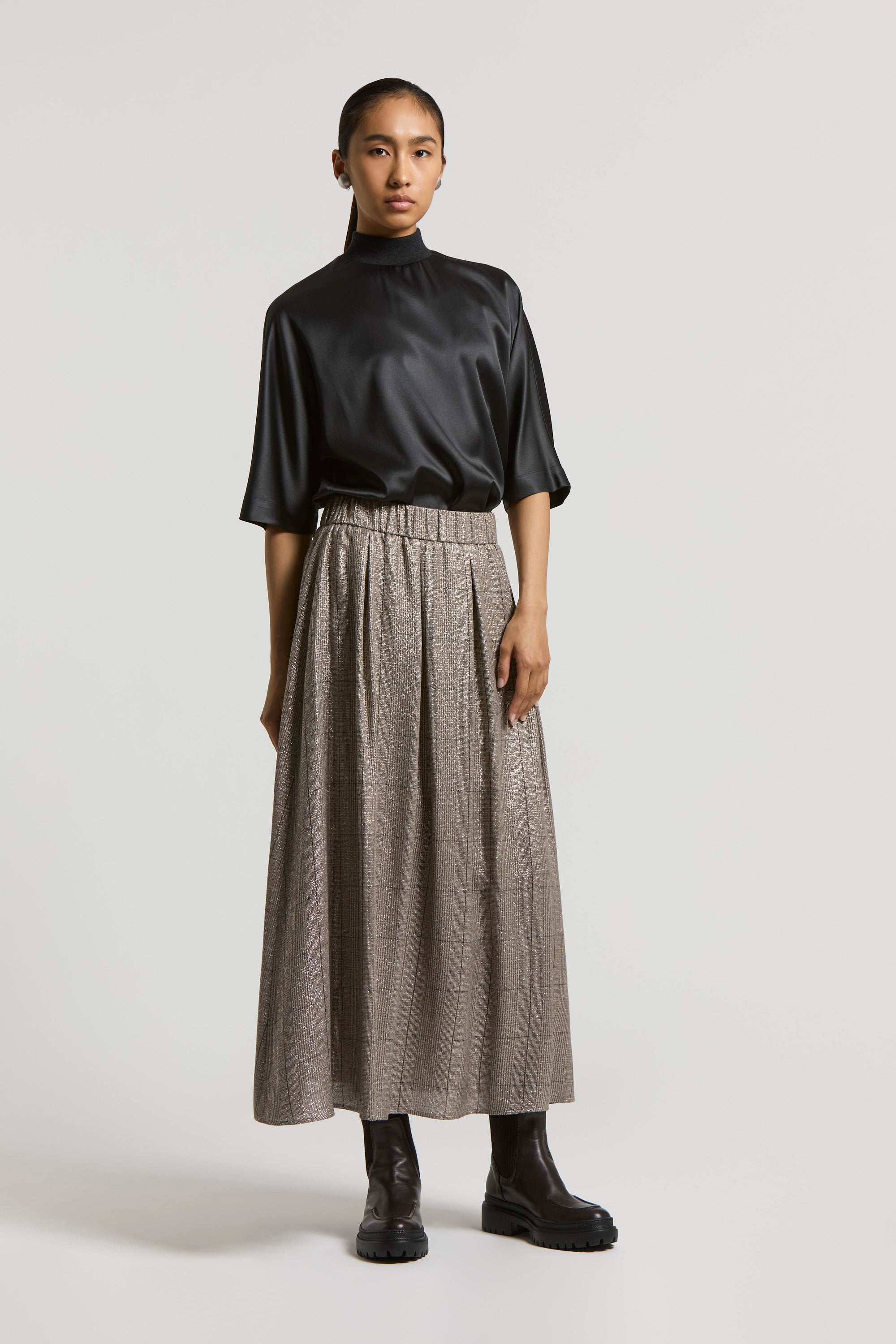 ワンピース PESERICO Women Mid Skirts S02662 01979 035 234734 GREEN Women's Skirts New Arrivals | Peserico US