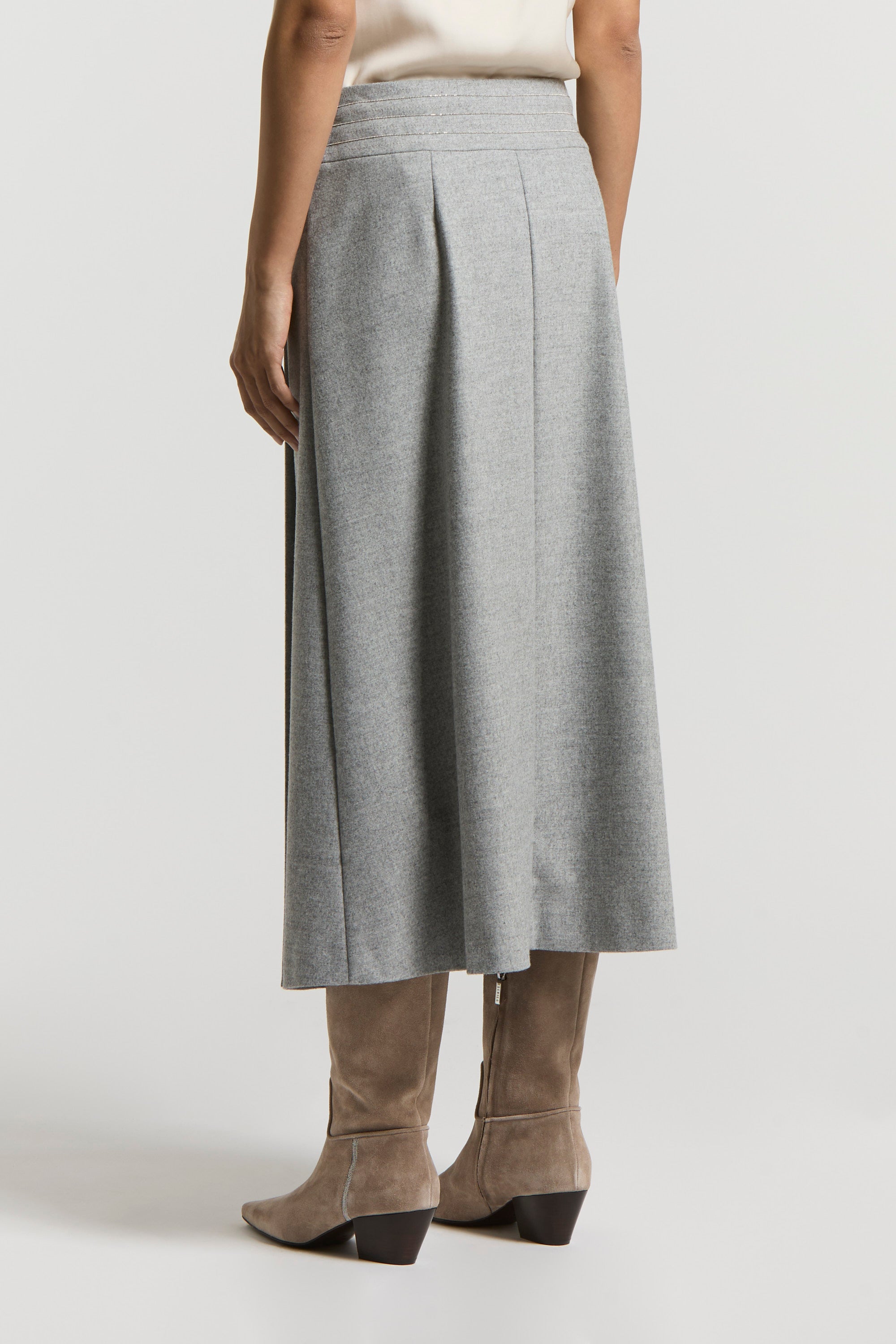 BRIEFING WS WATER PROOF SKIRT XS グレー Pamela Belted Skirt | GUESS Factory