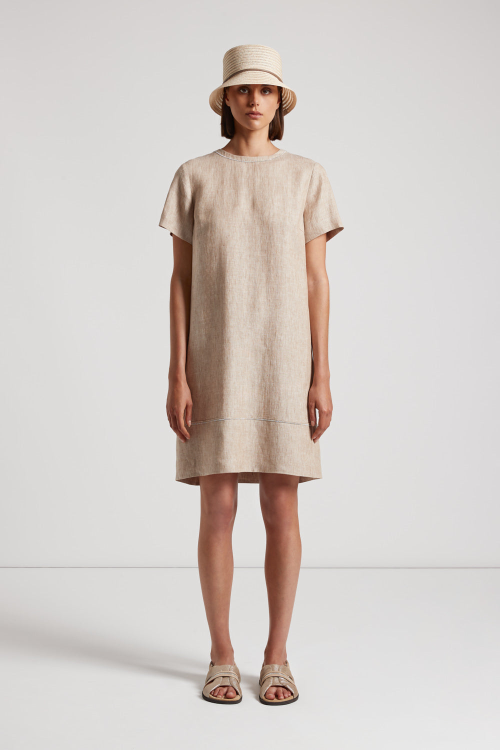 ワンピース PESERICO SS25 Long dress in pure linen (S02163A 985) Long dress in pure linen | Peserico