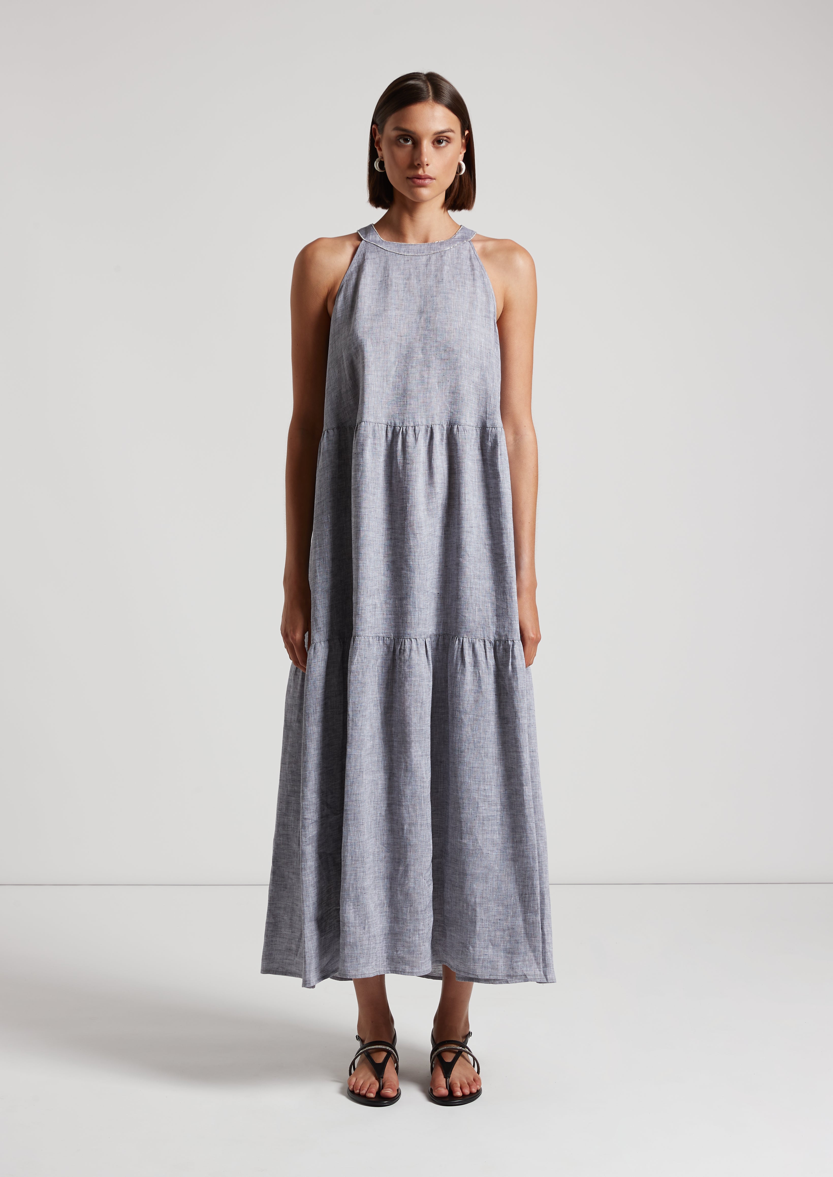 ワンピース PESERICO SS25 Linen voile long dress (S02159 948) Linen long dress | Peserico US