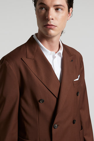 Loro Piana pure wool double-breasted blazer