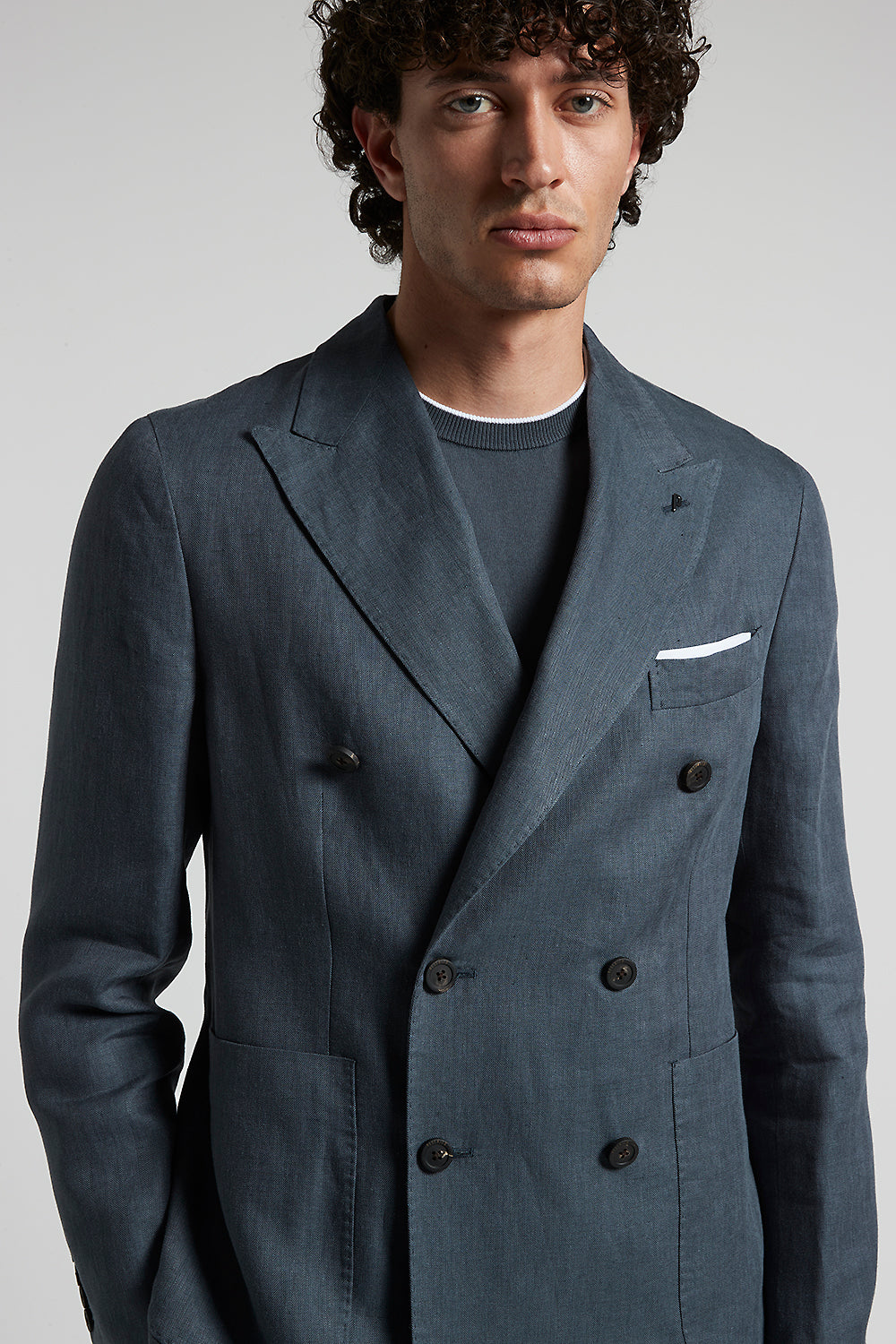 Ermenegildo Zegna ダブルブレスト スーツ 56R NVYSRG シップス SHIPS SHIPS: Ermenegildo Zegna ELECTA ダブル