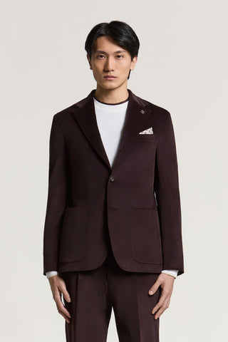 Single-breasted cotton corduroy jacket 1 / 3