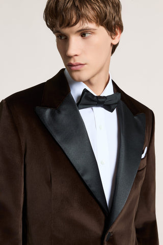 Single-breasted cotton velvet jacket 3 / 3