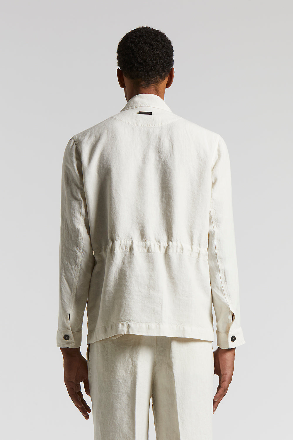 【EEUN】Sahara Slim Jacket Pure linen Sahara jacket | Peserico US