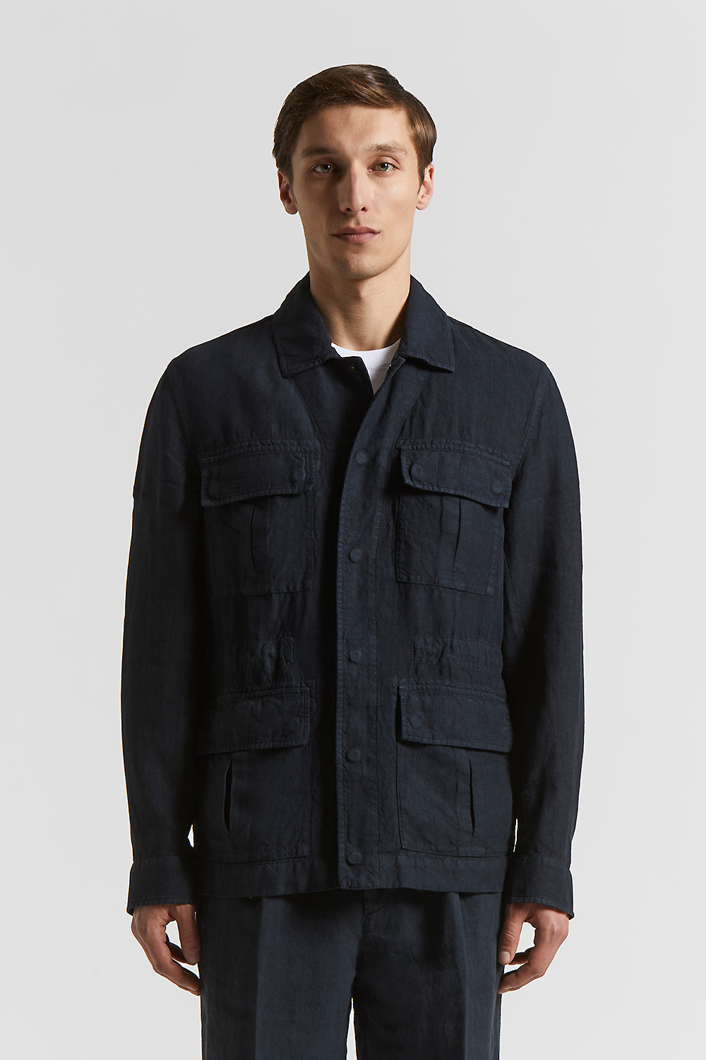 Pure linen Sahara jacket | Peserico US