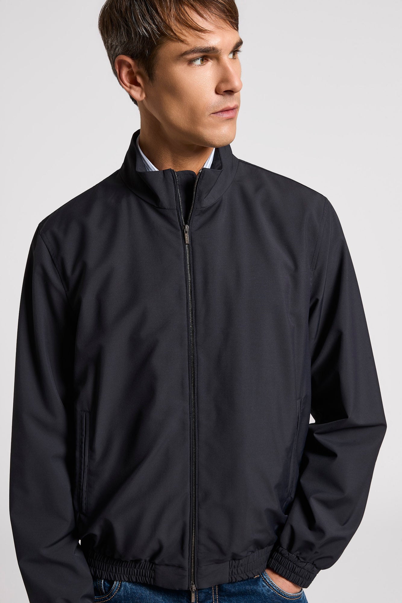 Technical wool bomber jacket | Peserico US