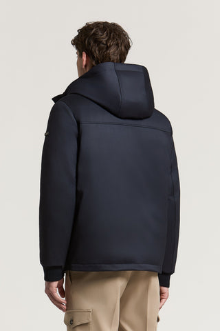 Down and pure wool jacket