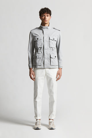 Comfort cotton gabardine field jacket