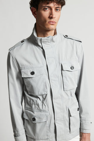 Comfort cotton gabardine field jacket