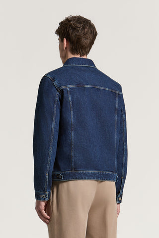 Cotton twill denim jacket