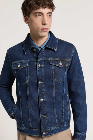 Cotton twill denim jacket