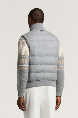Pure wool flannel vest