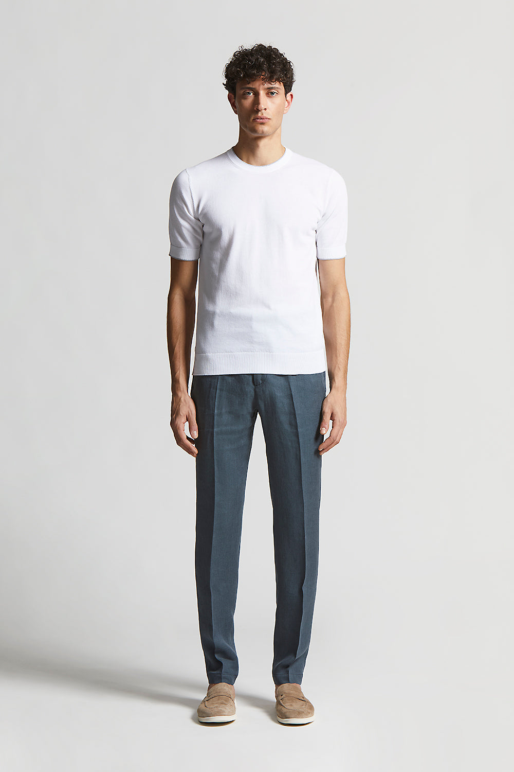 Ermenegildo Zegna pure linen jogger trousers | Peserico US
