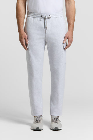 Jersey cargo trousers