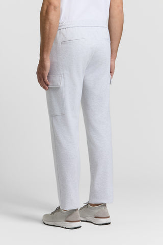 Jersey cargo trousers