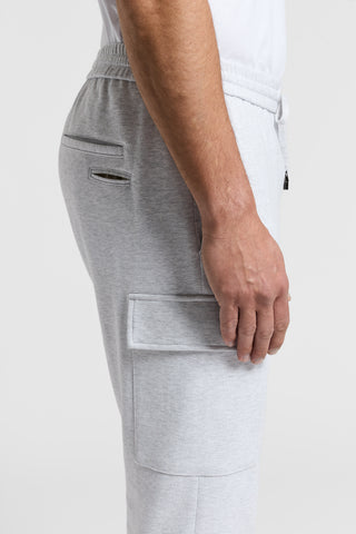 Jersey cargo trousers