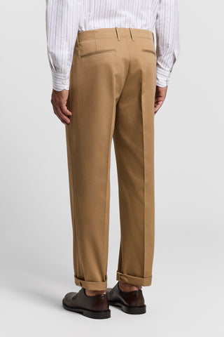 Pure cotton gabardine chinos