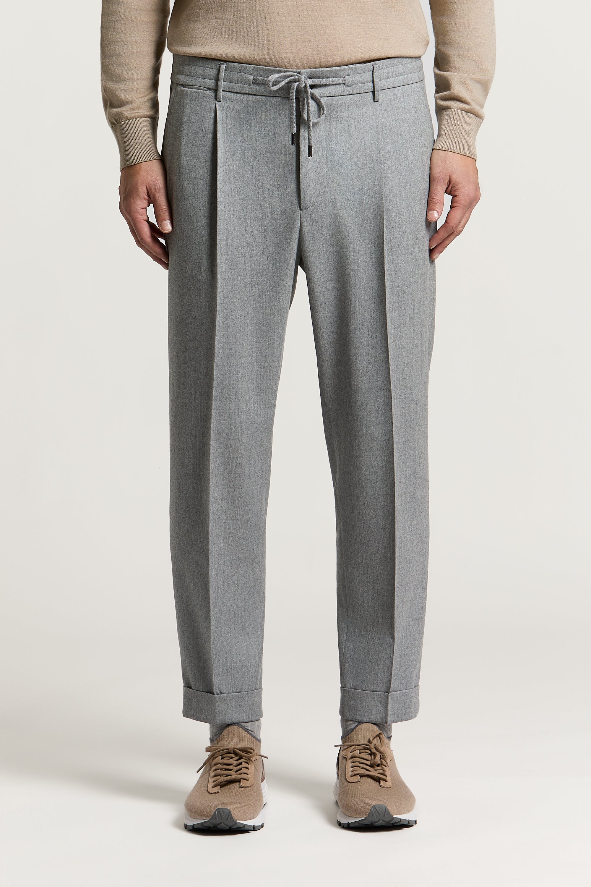 Men's Trousers: Jeans, Shorts and Joggers Made in Italy | Peserico US